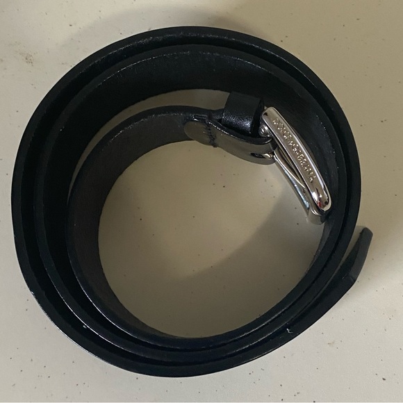 Women’s Dolce & Gabbana Black Belt with Silver Buckle - Picture 5 of 8